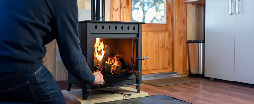 Open Hearth Wood Fireplace Installation in Elmhurst, KS