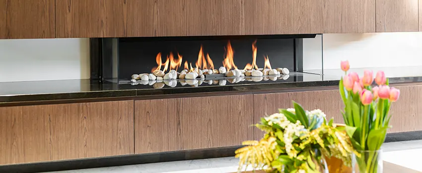 Double-height Fireplace Design Refurbishment in Elmhurst, Kansas